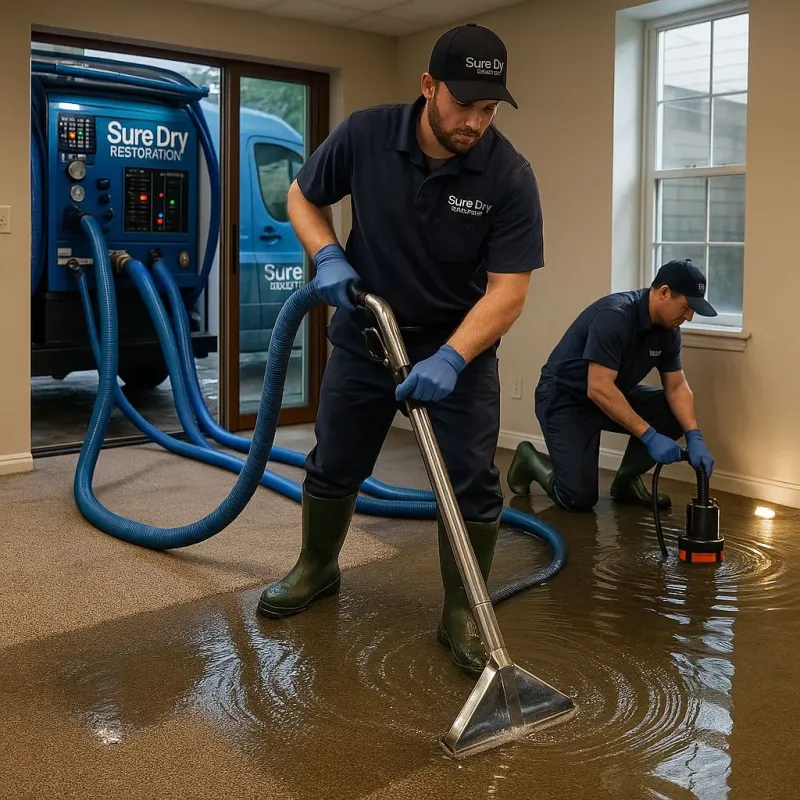 Water Extraction and Removal process in South Boston, MA